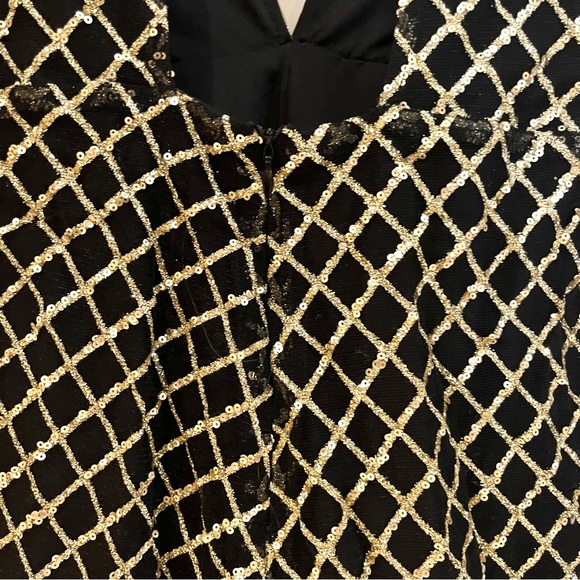 Superdown, black and gold romper - Picture 4 of 7